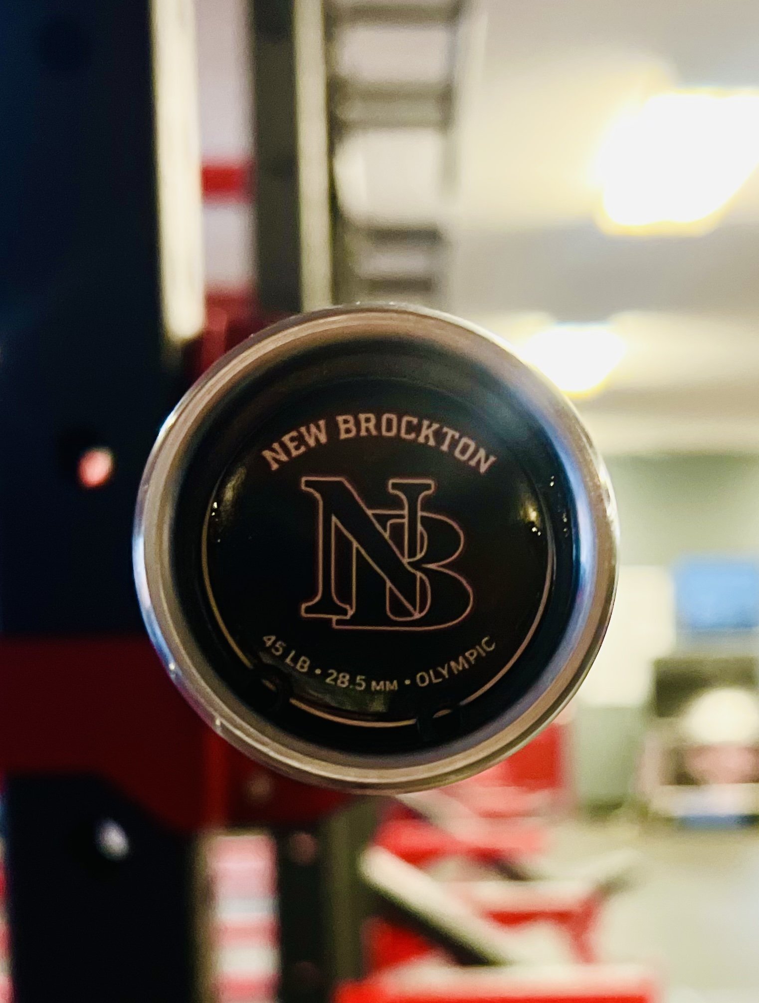 New Brockton laser-engraved bar end cap
