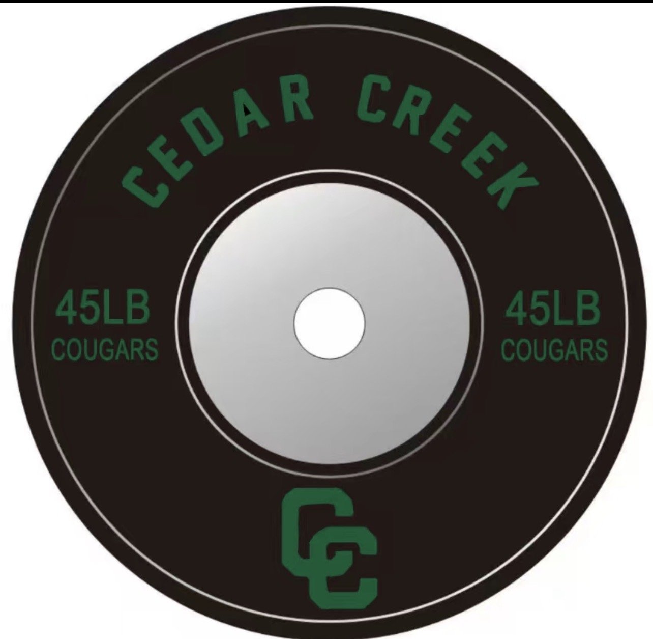 Cedar Creek bumper plate CAD design