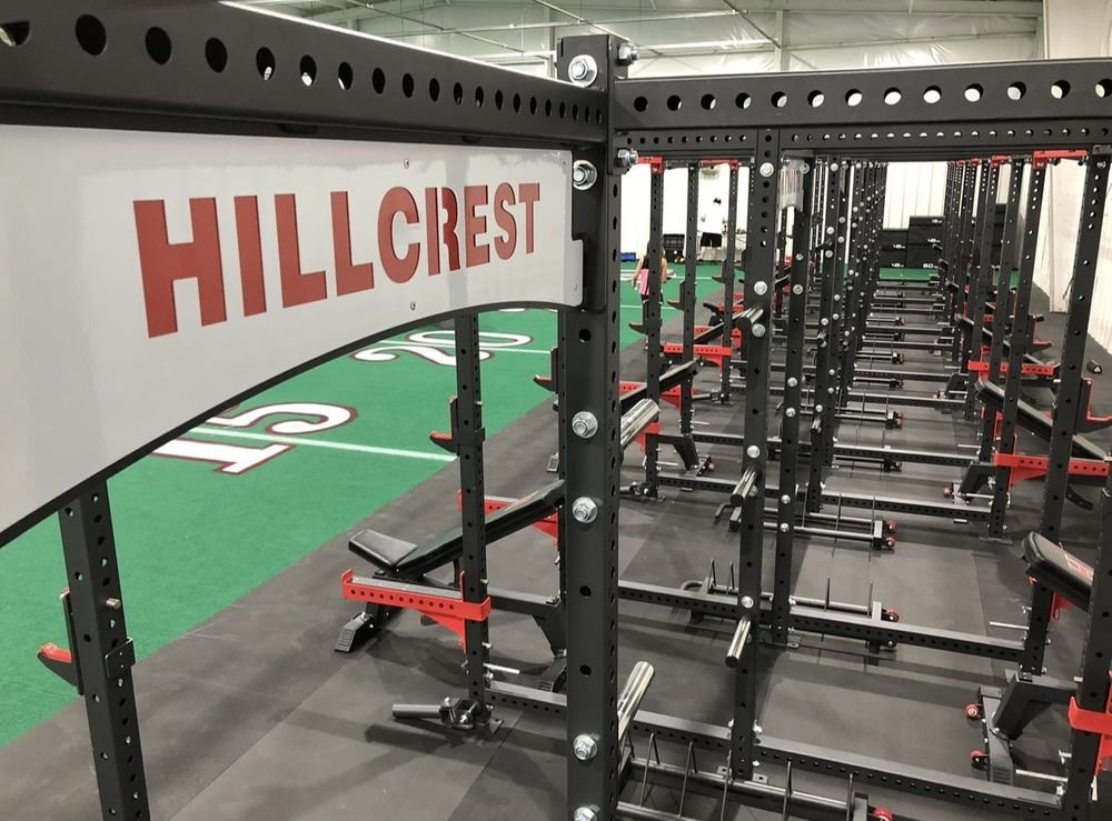 Hillcrest finished weight room